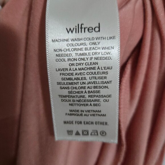 Wilfred by Aritzia Saturn Wrap Midi Dress xs - Picture 5 of 8